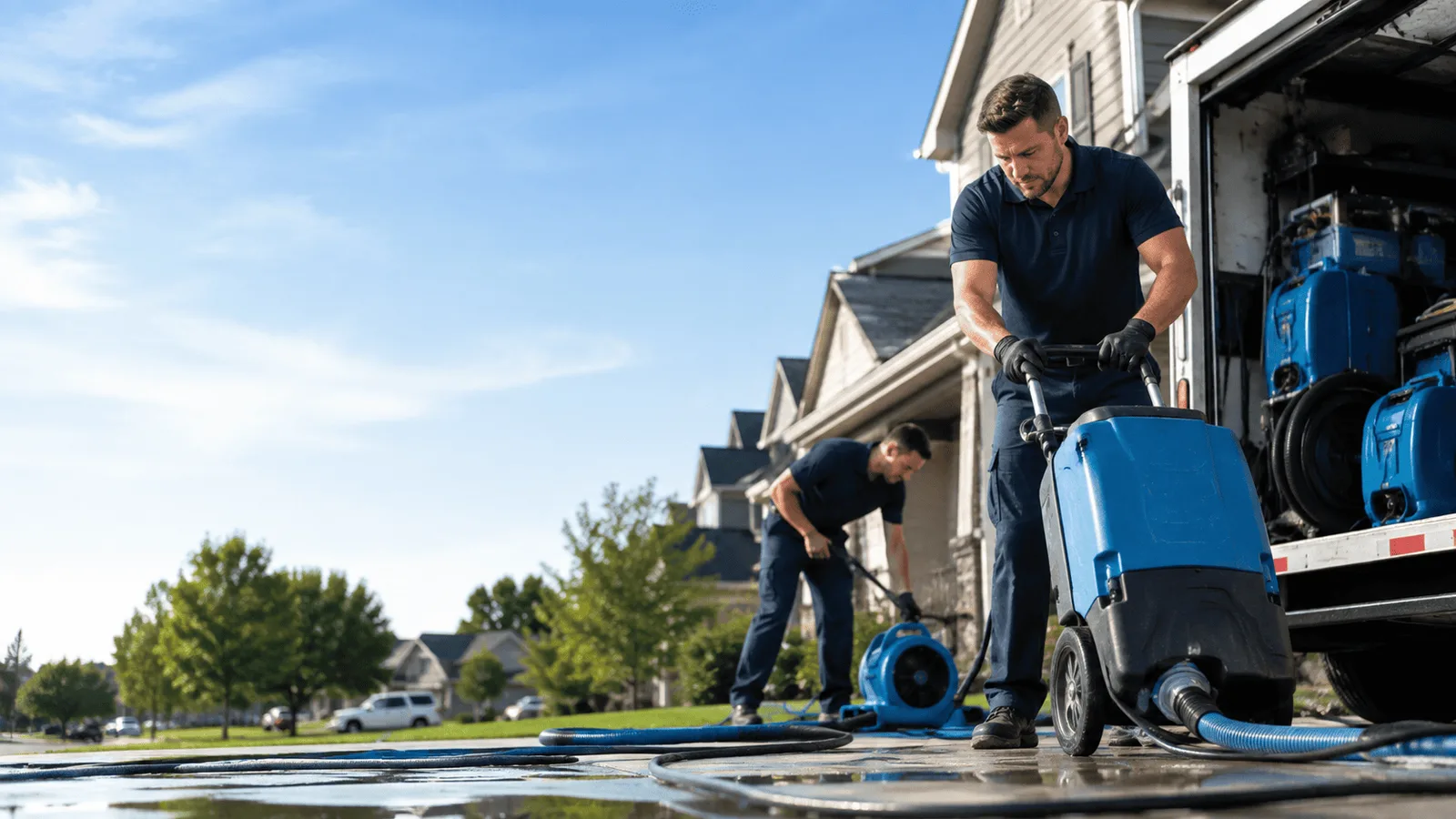 Odor Removal being performed in Peachtree City, GA